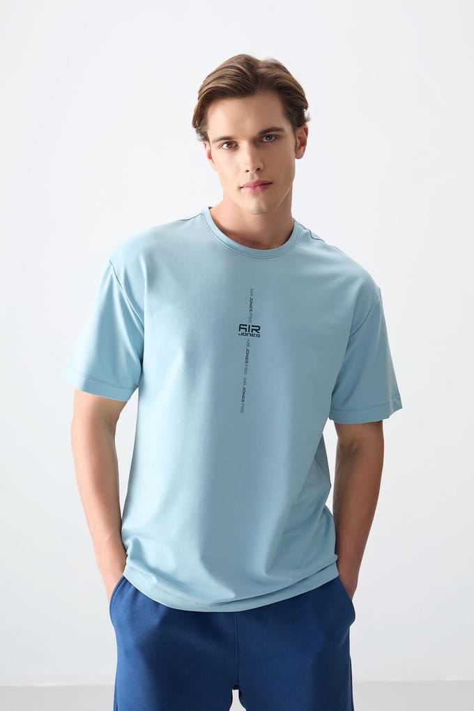 Oversized Geprinte Crew Neck T-shirt