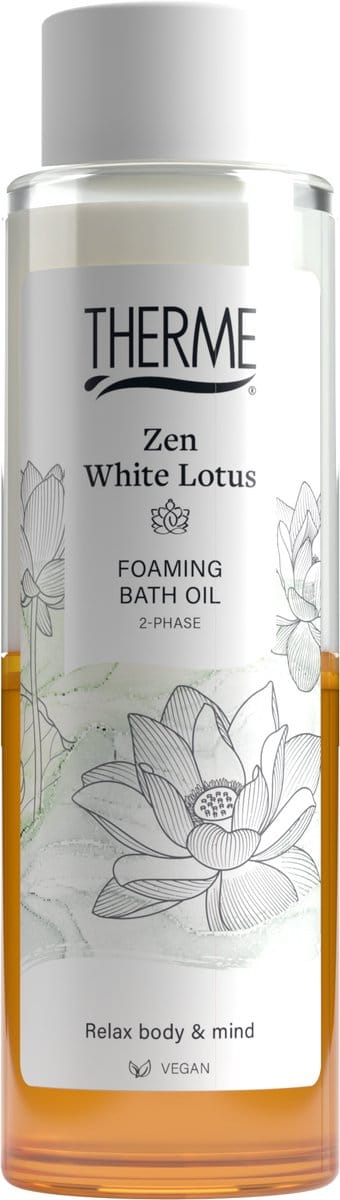 THERME Zen White Lotus Foaming Bath Oil - 400ml
