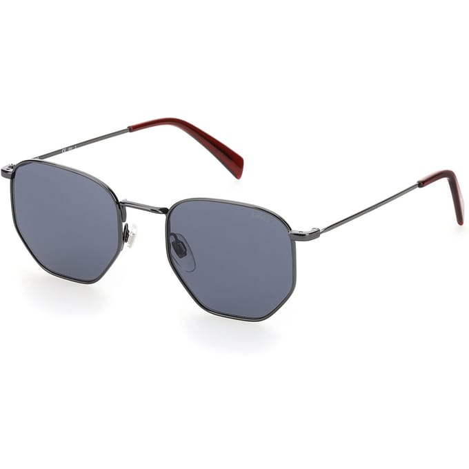 Levi's Zonnebril 1004/s Unisex Cat.3 Vierkant Staal Zilver/grijs