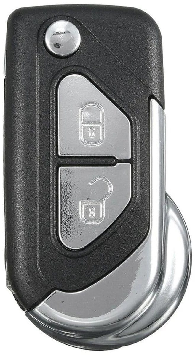 XEOD Autosleutelbehuizing - sleutelbehuizing auto - sleutel - Autosleutel / Geschikt voor: Citroen DS3 - 2 knops VA2