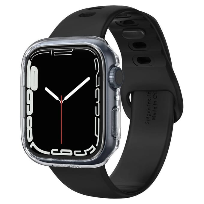 Spigen Thin Fit™ Bumper voor de Apple Watch 7 / 8 / 9 - 45 mm - Transparant