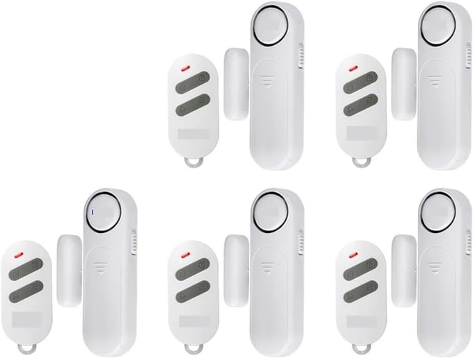 Deur Raam Sensor - Alarm Systeem - Huis Beveiligen - Draadloze Detectie - 300ft Bereik - Wit