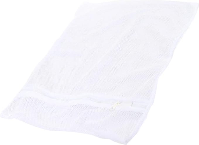 Caresse lingerie wasnetje met rits - wit - 30x40cm