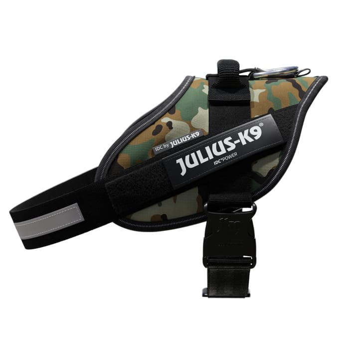 Maat 0: borstomvang 58 - 76 cm - JULIUS-K9 IDC®-Powertuigje Camouflage