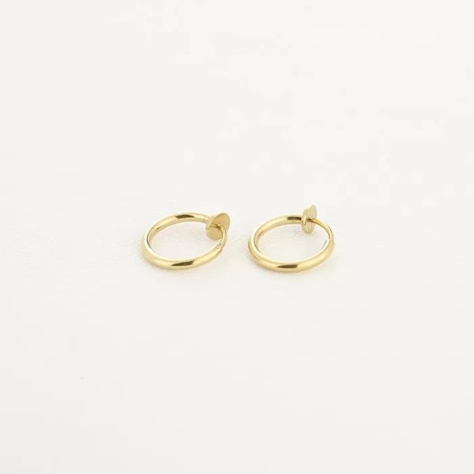 Bijoutheek Oorringen Clips Goud Goud