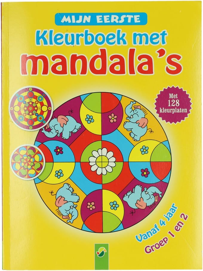 Wins Holland kleurboek Mandala's voor kinderen creatief tekenen.