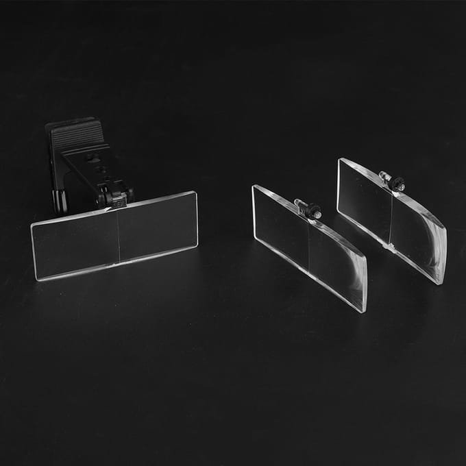 1.5x 2.5x 3.5x Vergroting Plastic Etui Clip-on Bril Type Vergrootglas