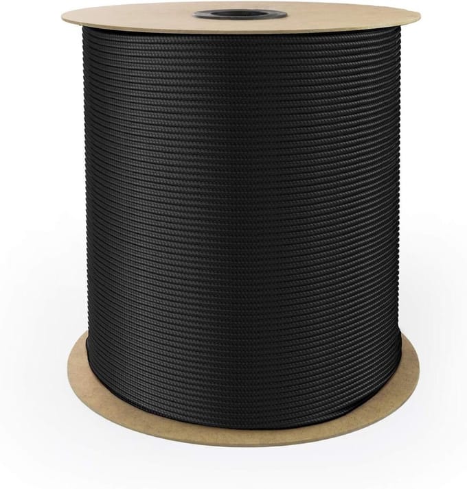 Polypropyleen Touw - Plastic Koord - Veelzijdig Gebruik - UV Bestendig - 10 Meter - Zwart