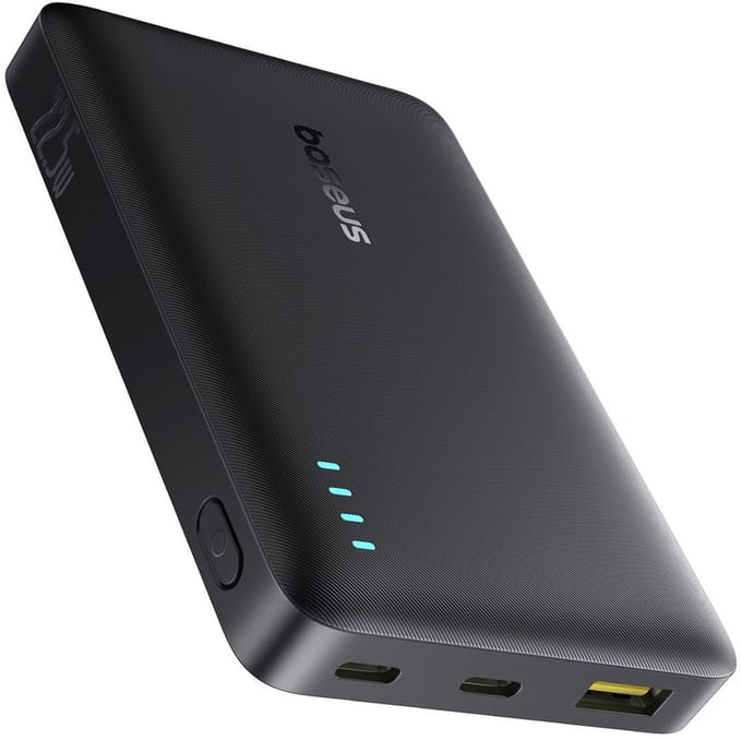 Externe Batterij Baseus EnerFill FP21, 10000mAh, 22.5W, QC + PD, 1 x USB-A - 2 x USB-C, Zwart P1008210D123-00