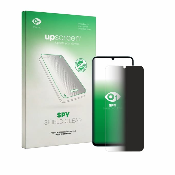 upscreen - privacy screenprotector voor Umidigi A75x - Folie Beschermfolie Blauwlichtfilter
