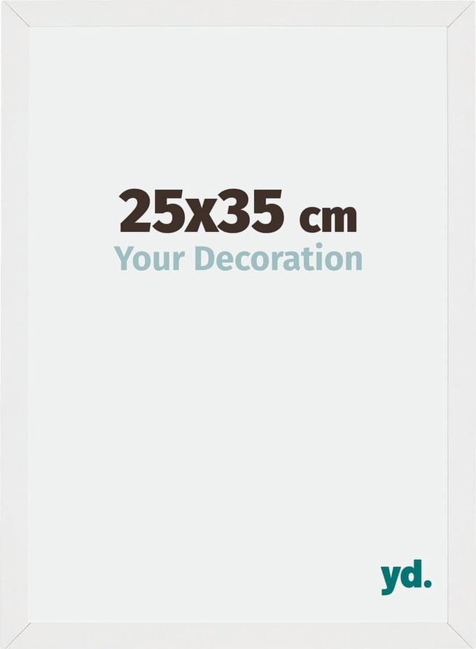 Your Decoration - Fotolijst 25x35 cm - MDF - Wit Hoogglans - Mura