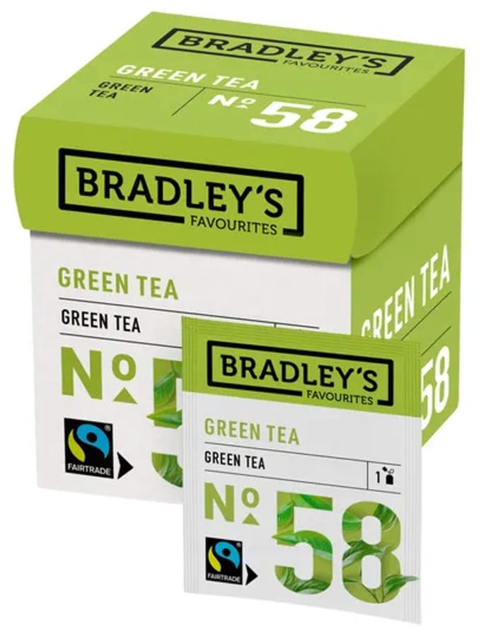 Bradley’s favourites green tea 12×1.75 gram No. 58