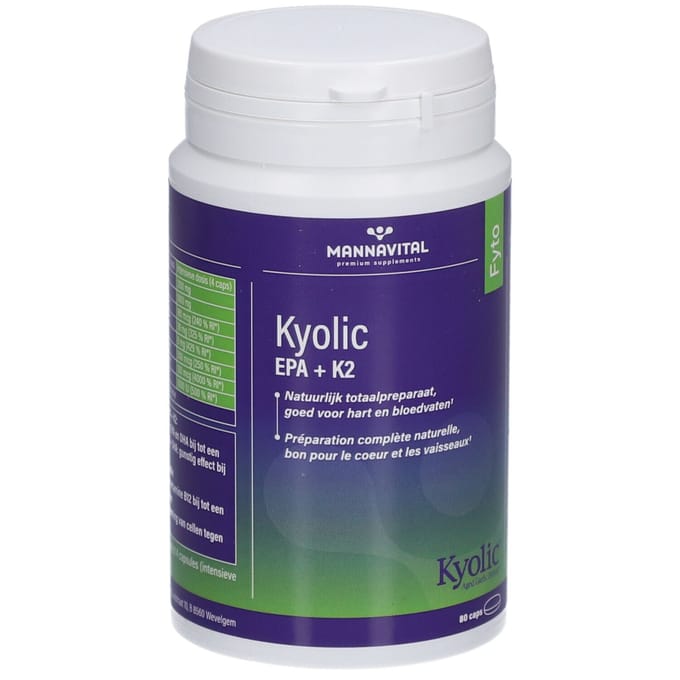 Mannavital Kyolic EPA & K2 80 Capsules