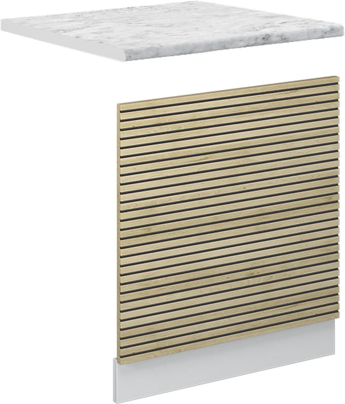 Vicco Fame-Line Frontpaneel – 60 cm, WB Marmer Eiken paneel