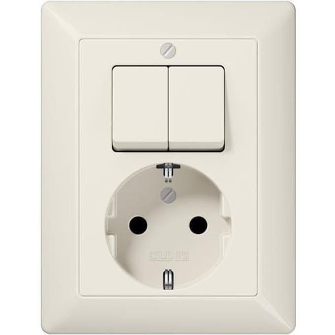 Jung AS-serie inbouwschakelaar wit - AS5575EU - E3N58