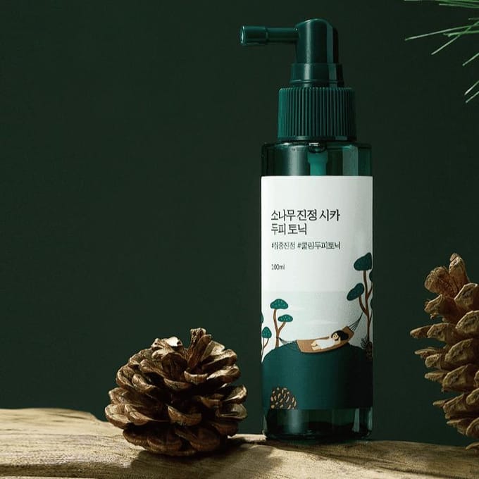[ROUND LAB] Pijnboom kalmerende cica hoofdhuid tonic 100ml blue