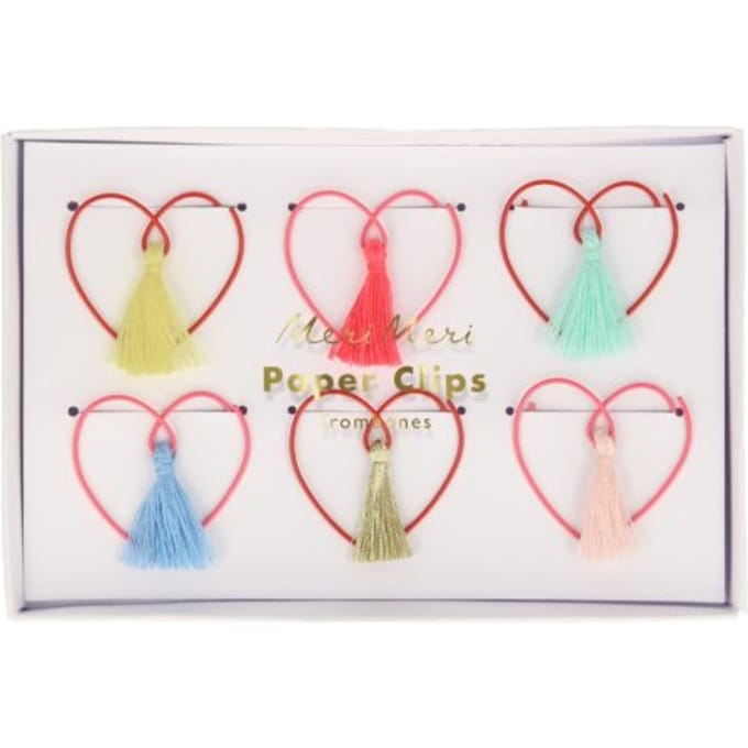 Meri meri valentijnsdag paperclips - hartjes