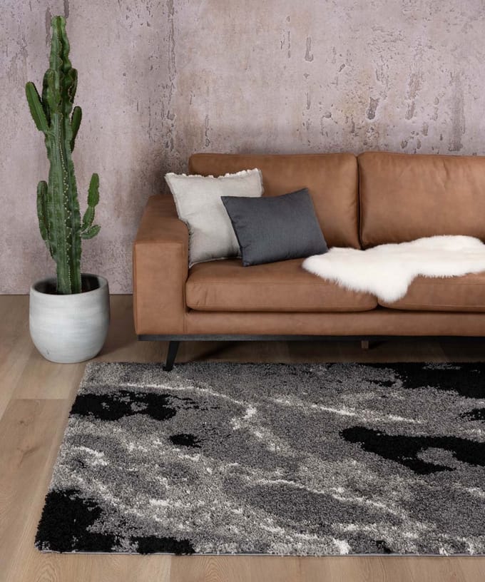 Vloerkleed marmer - Marble Artisan grijs 140x200