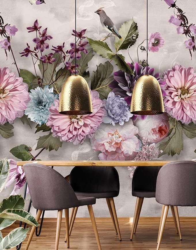 INGK - Floral Utopia Behang - Midsummer