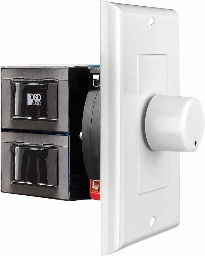 In-Wall Lautsprecher Volume Regelaar - Stijlvolle Bediening voor Thuisbioscoop