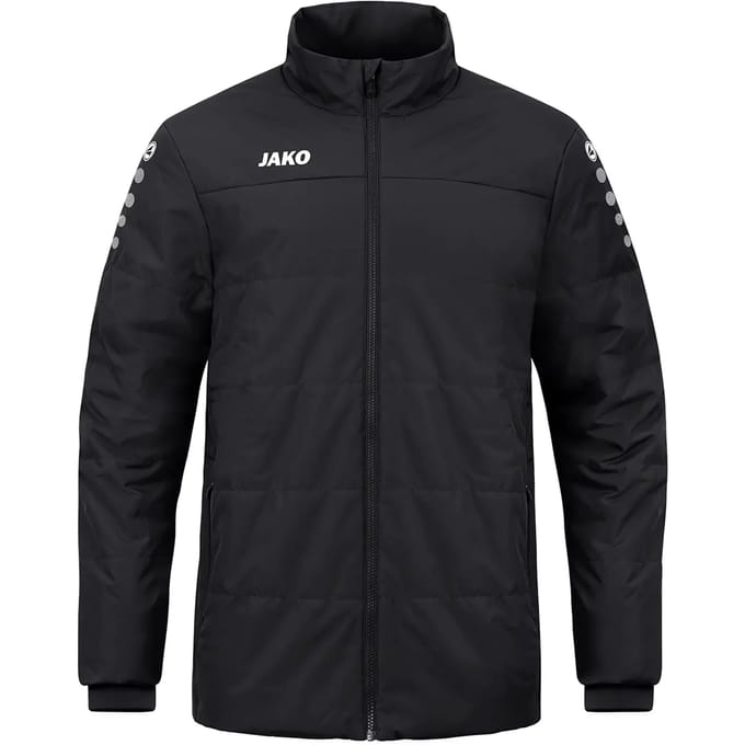 Jako Team Coachvest Kinderen - Zwart | Maat: 128