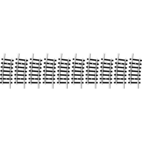 N Minitrix rails 14919 Gebogen rails 261.8 mm 7.5 ° 261.8 mm 10 stuk(s)