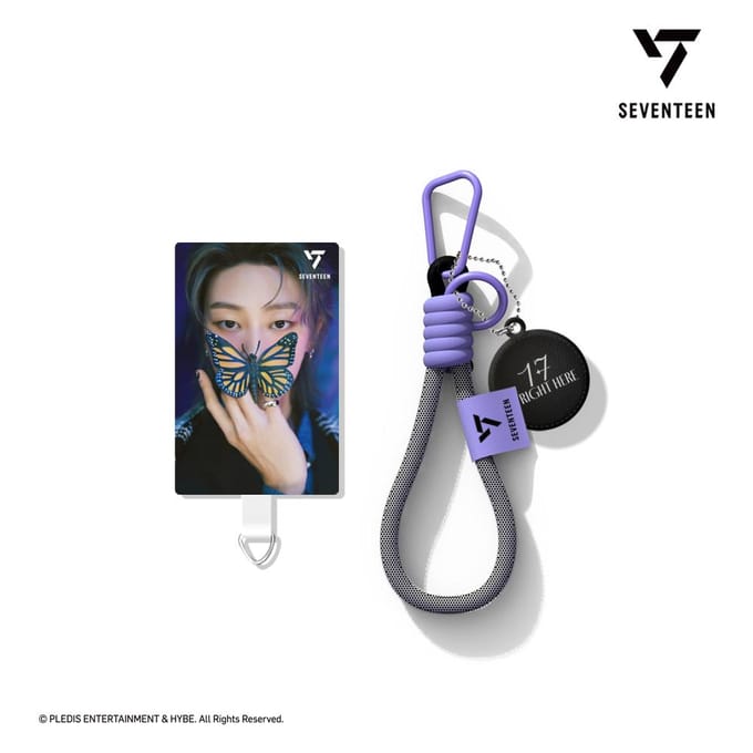 SEVENTEEN PhoneTap Mobiele Telefoon Strap 3D Stereoscopisch Lenticulair 17 IS HIER