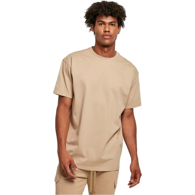 Urban Classics - Heavy Oversized Heren Tshirt - XS - Beige