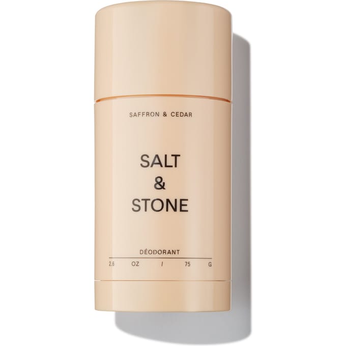 Salt and Stone Deodorant Saffron and Cedar 75 gr. | Deodorant Stick