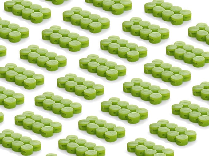 Plombeerzegels | 1000 stuks| Ø9mm |groen