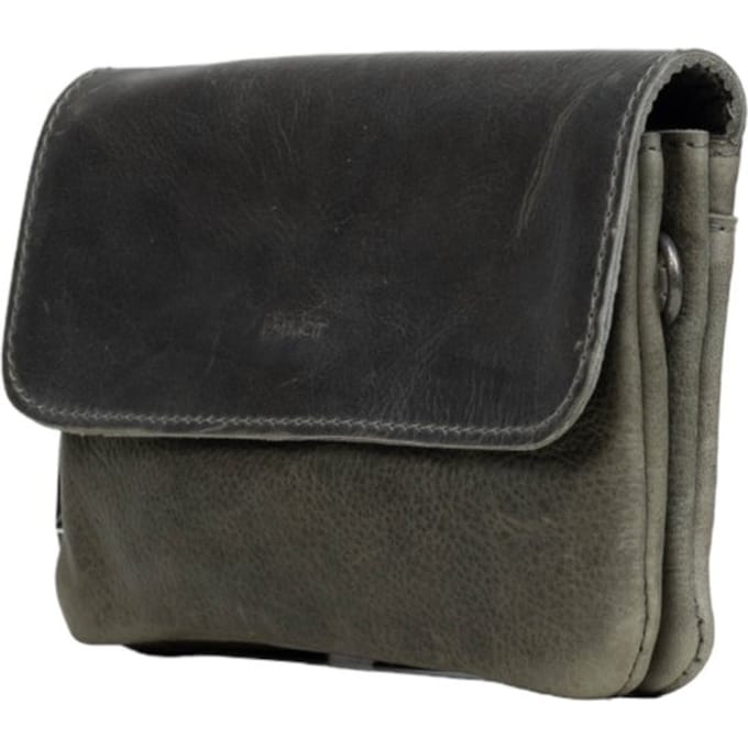 DSTRCT Raider Road Schoudertas Clutch Leer Grijs