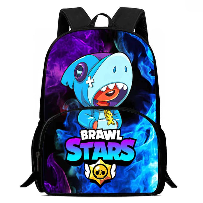 Brawl Stars Schooltas Hoge Definitie Print Multi-Functioneel Lichtgewicht Rugzak