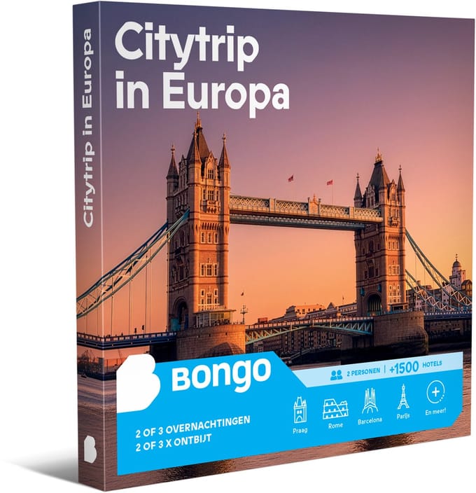 Bongo Bon -Citytrip In Europa- Cadeaukaart
