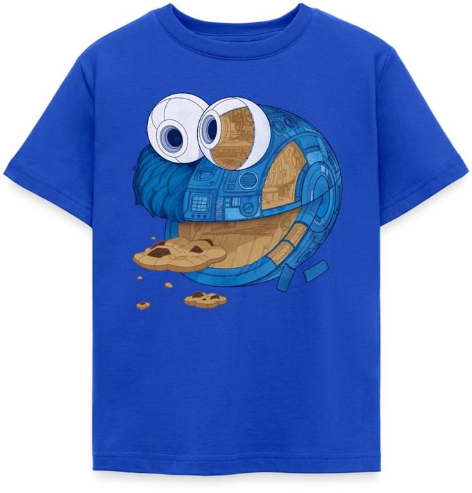 Sesamstraat Koekiemonster Machine T-Shirt Kinderen