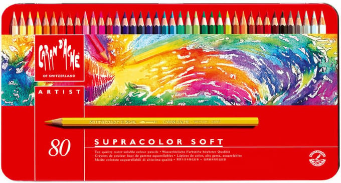 Caran d'Ache Supracolor Soft blik 80 aquarelpotloden