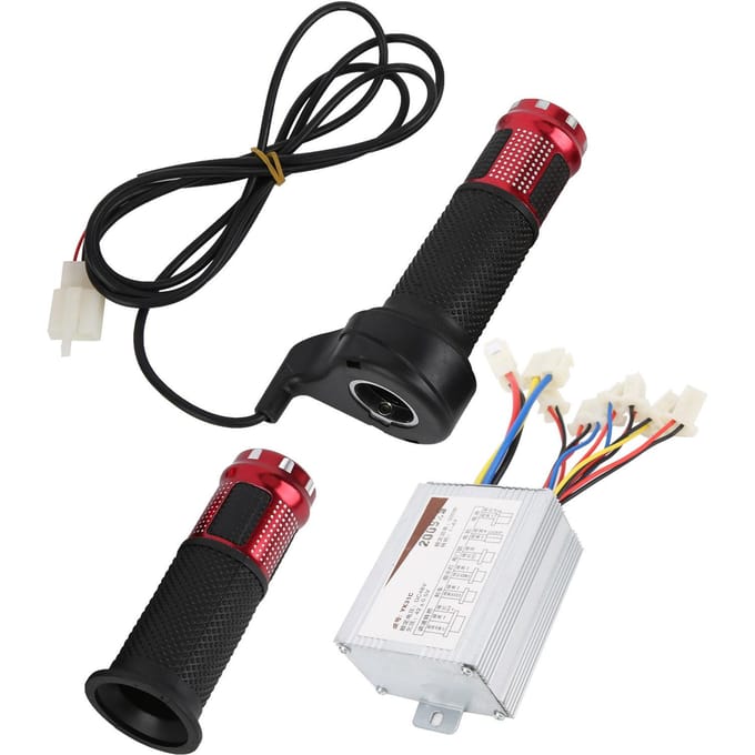 48V500W Fiets Borstel Controller Universele Fiets Draaigreep Elektrische Fiets Accessoires black