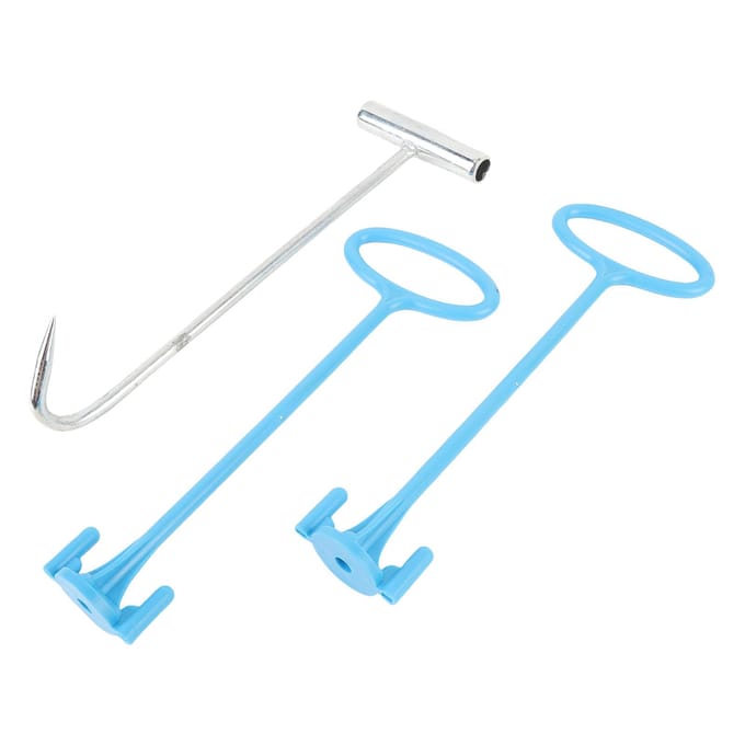 Zwembad Skimmer Mand Handvat Haak Set Zwembad Mand Hefhaak Zwembad Reinigingsaccessoire white
