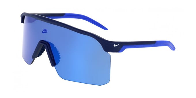 Nike NIKE EXPEDITION SHIELD N IU4705X Matte blue void / blue mirror 61/18/140 MAN Zonnebrillen