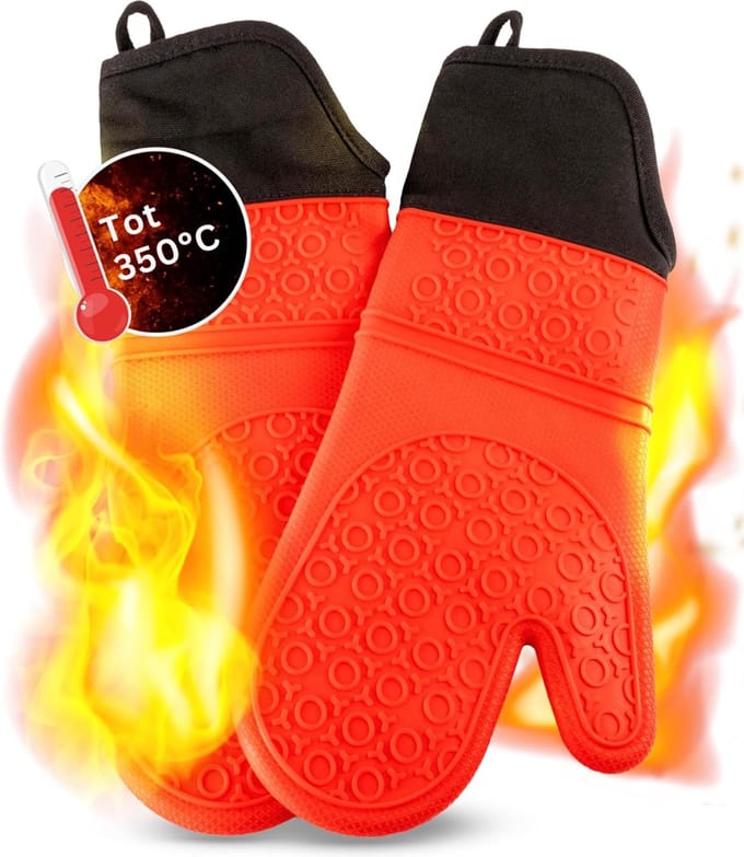 MRKK® Ovenhandschoenen - Hittebestendige Ovenwanten