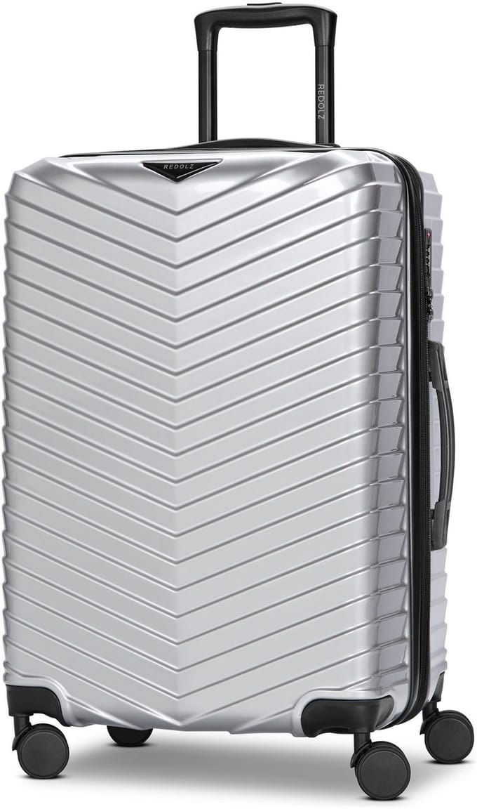 REDOLZ trolley Essentials 18 Trolley Metallic-Silver Shiny zilverkleurig 66cm