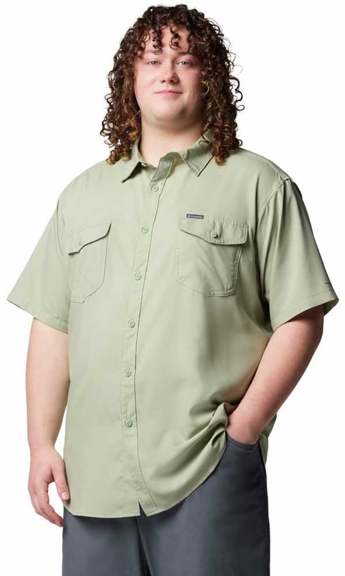 Columbia Utilizer™ Ii Solid Overhemd Met Korte Mouwen Groen M Man