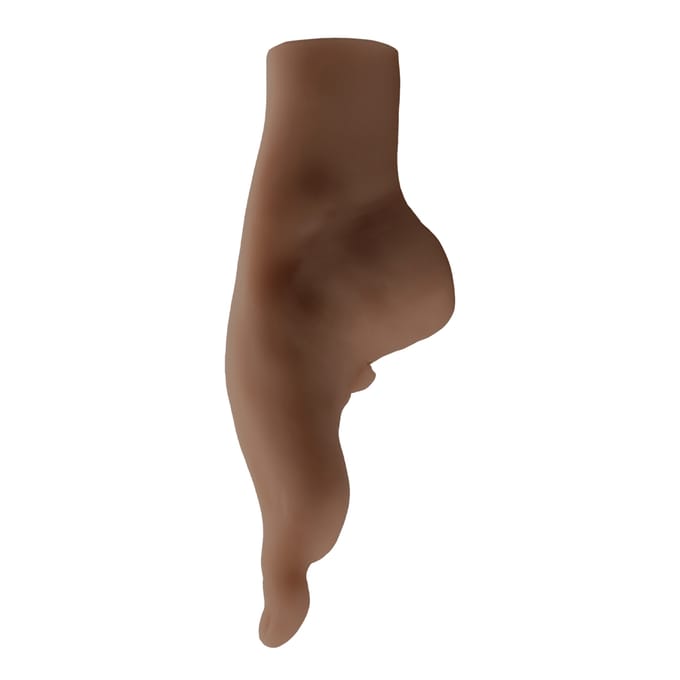Realistische Voet Masturbator Vagina - Bruin