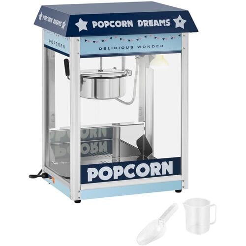 Royal Catering Popcornmachine - blauw 10011099
