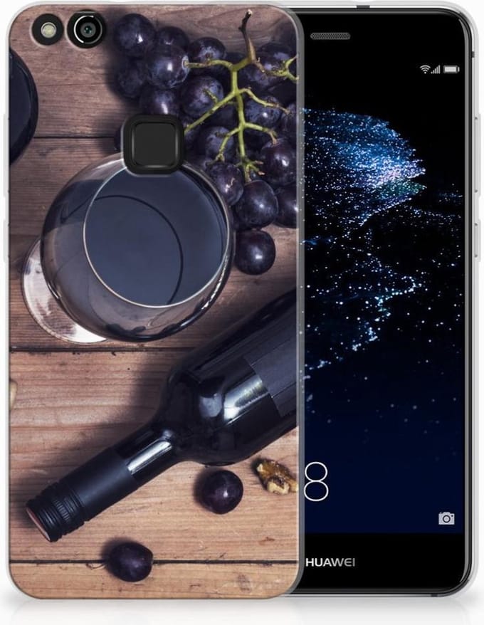 Huawei P10 Lite Siliconen Case Wijn