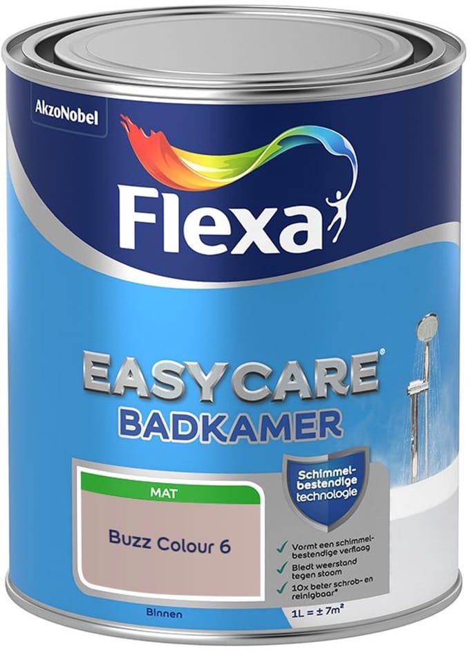 Flexa - Easycare Badkamer - Buzz Colour 6 - Mengverf - 1 L