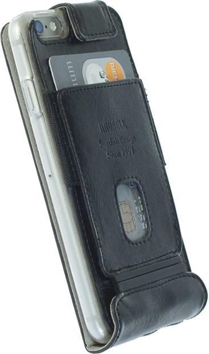 60447 Krusell Ekerö Flexi FlipWallet Apple iPhone 6/6S Black