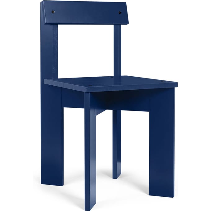 Ferm Living Ark Eetkamerstoel - beuken/blauw