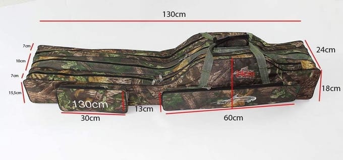 Grote Vis Tas Koffer 130 cm - Hengeltas voor Lange Hengels