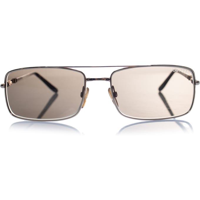 Tom Ford, Hudson pilotenbril in goud en bruin