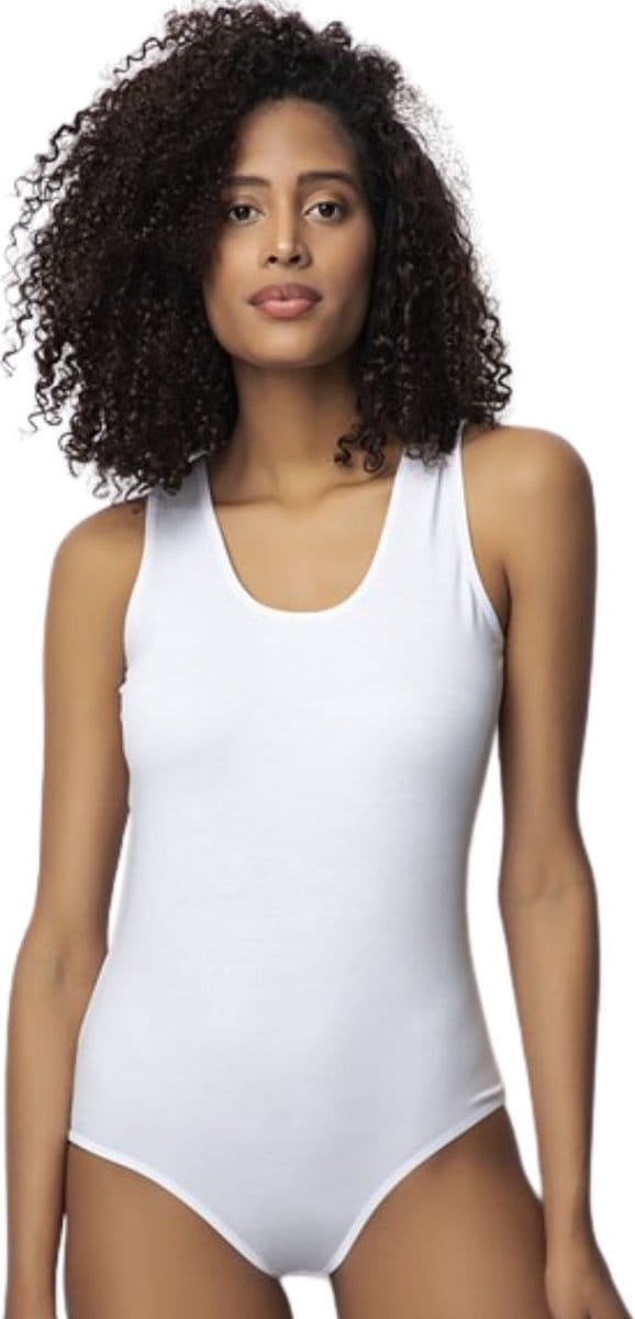 DONEX® Body Dames – 2 Stuks – Wit – Slim Fit – Katoen – Maat M/L